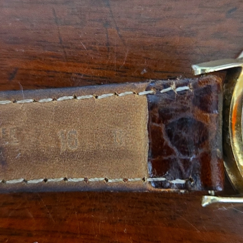 1962 Initial Release Omega Seamaster DeVille 18K Sol. Gold 24 Jewel+2 Croc Bands - Picture 8 of 10